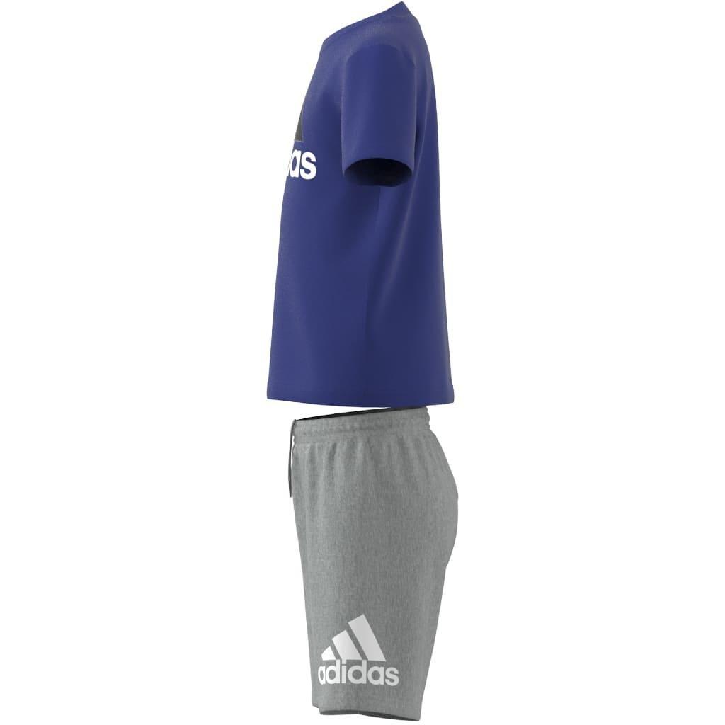 Unisex Kids Essentials Logo Tee And Short Set, Blue, A901_ONE, large image number 13