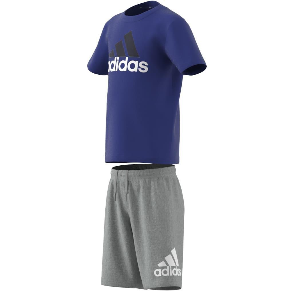 Unisex Kids Essentials Logo Tee And Short Set, Blue, A901_ONE, large image number 14