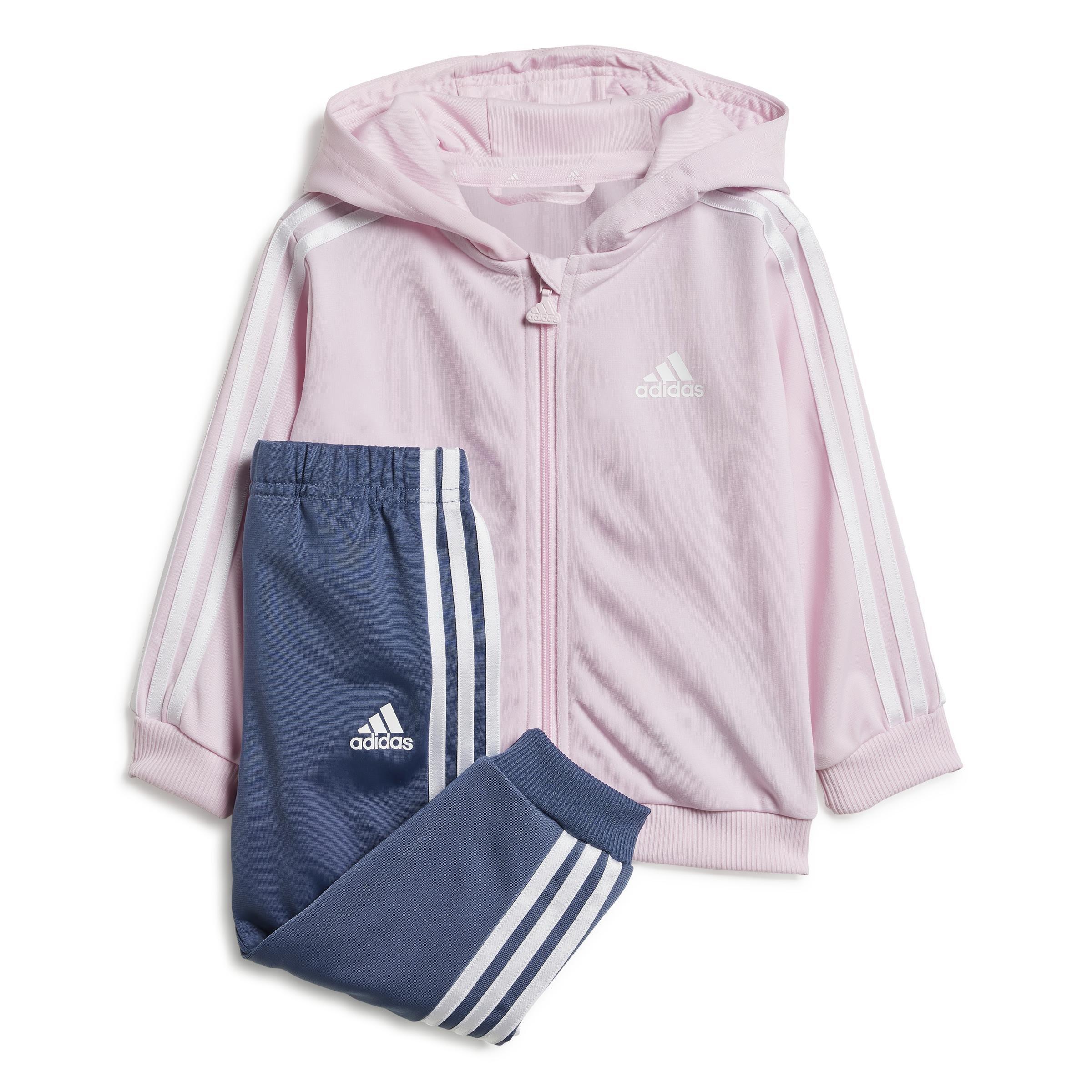 Essentials Shiny Hooded Track Suit, Pink, A901_ONE, large image number 0