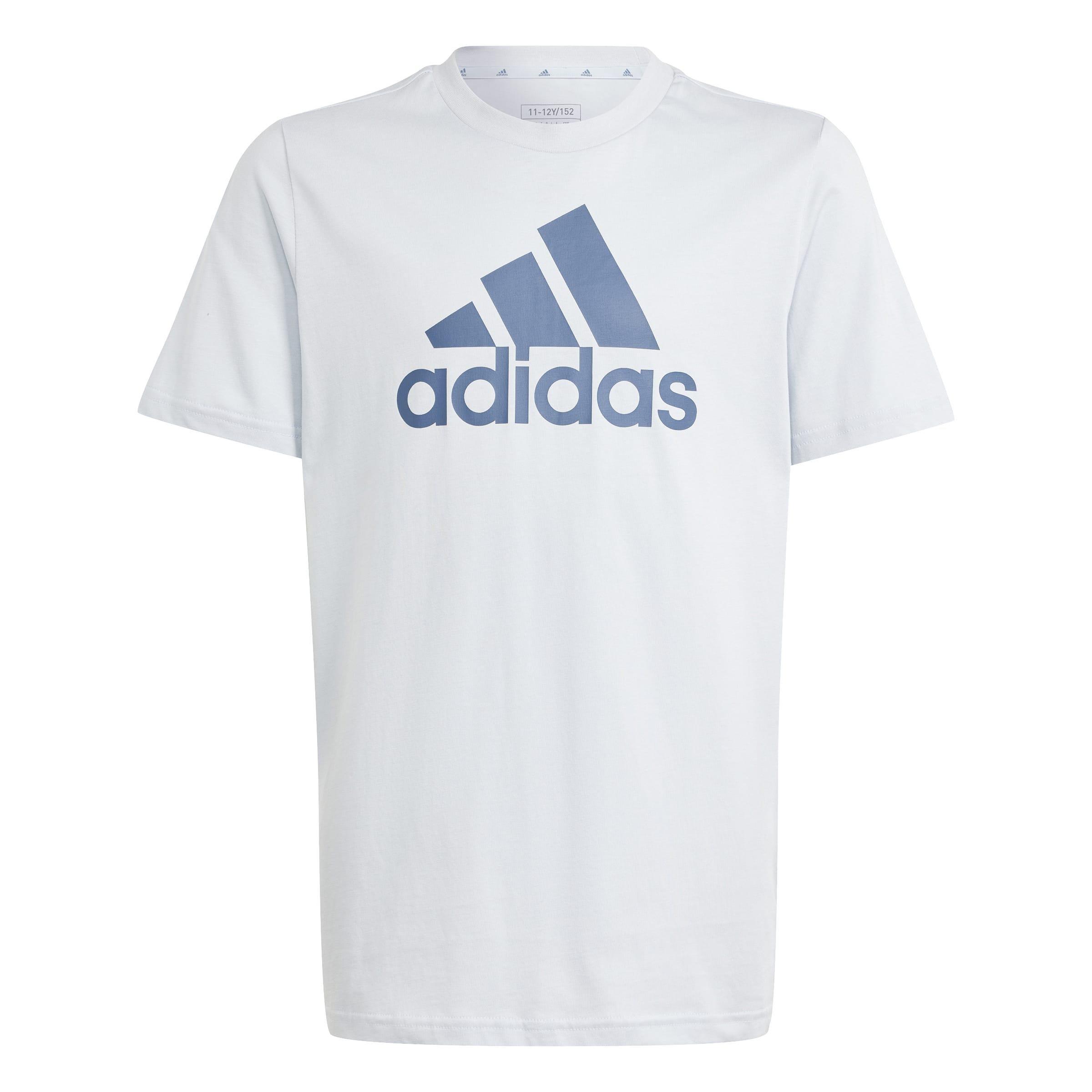 Kids Unisex Essentials Big Logo Cotton T-Shirt, Blue, A901_ONE, large image number 1