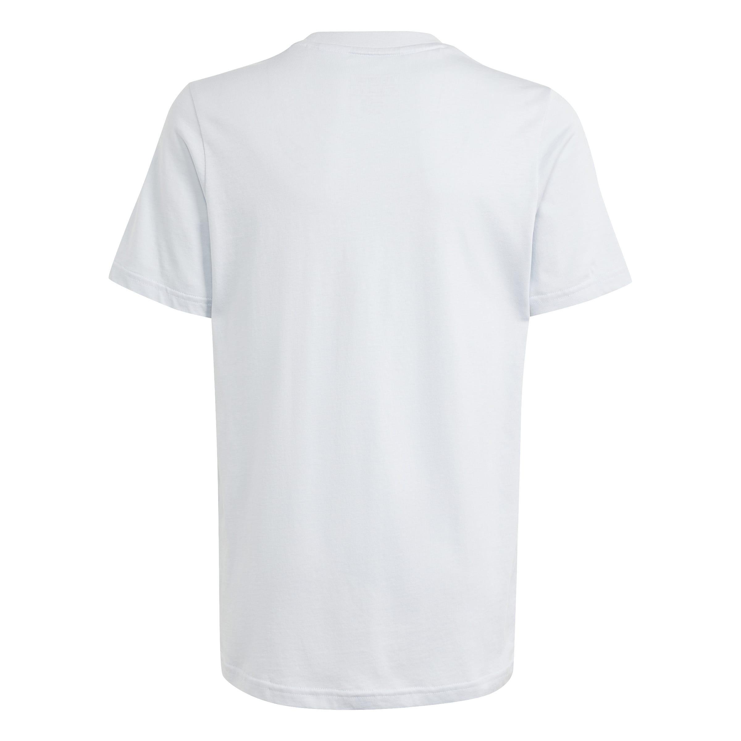 Kids Unisex Essentials Big Logo Cotton T-Shirt, Blue, A901_ONE, large image number 2