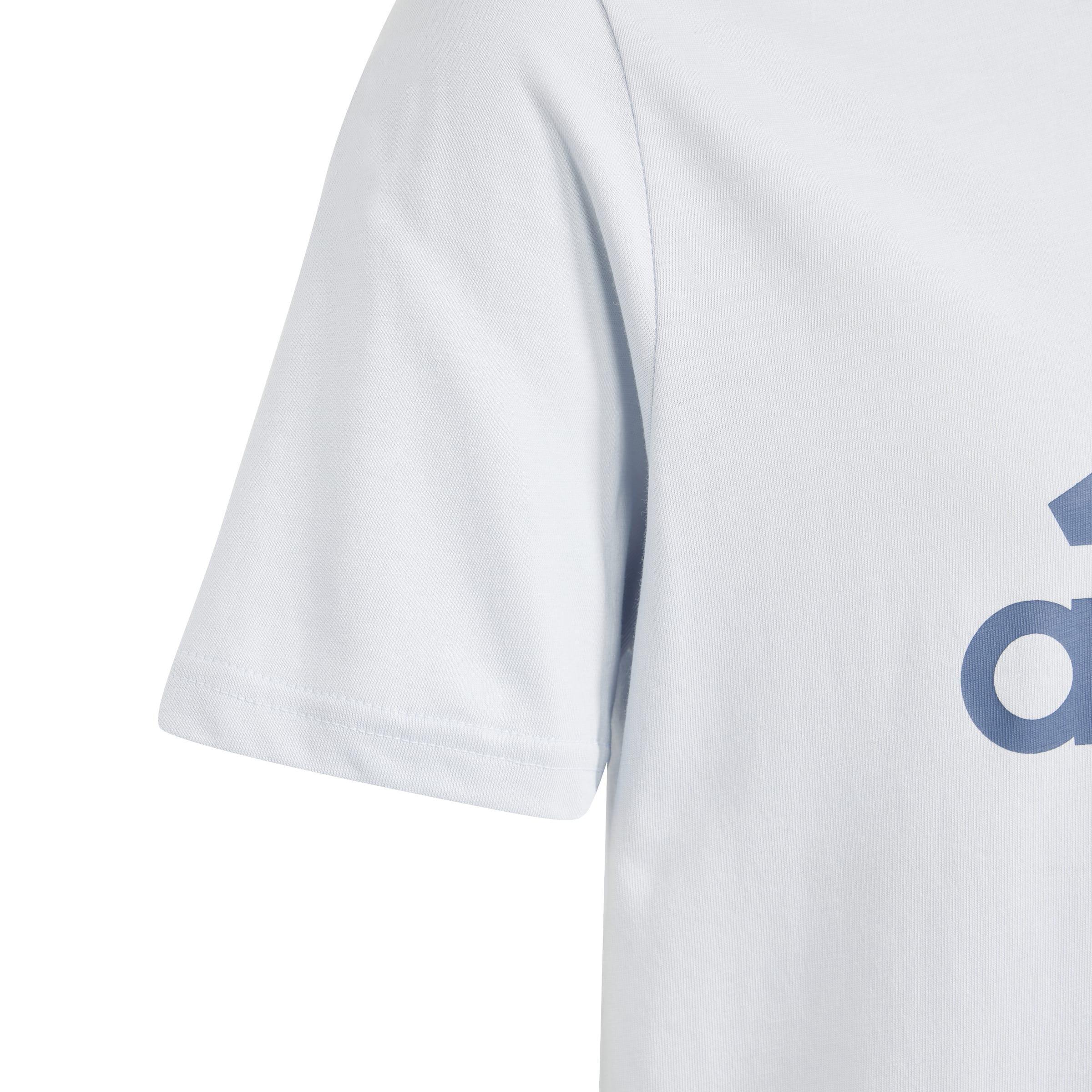 Kids Unisex Essentials Big Logo Cotton T-Shirt, Blue, A901_ONE, large image number 3