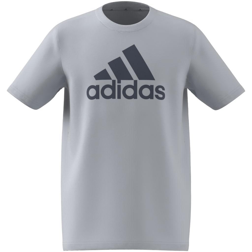 Kids Unisex Essentials Big Logo Cotton T-Shirt, Blue, A901_ONE, large image number 8