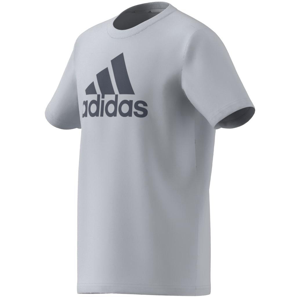 Kids Unisex Essentials Big Logo Cotton T-Shirt, Blue, A901_ONE, large image number 9