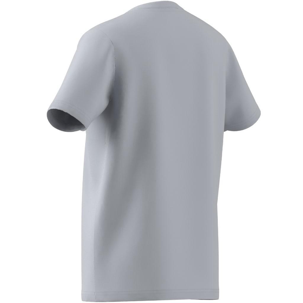 Kids Unisex Essentials Big Logo Cotton T-Shirt, Blue, A901_ONE, large image number 10