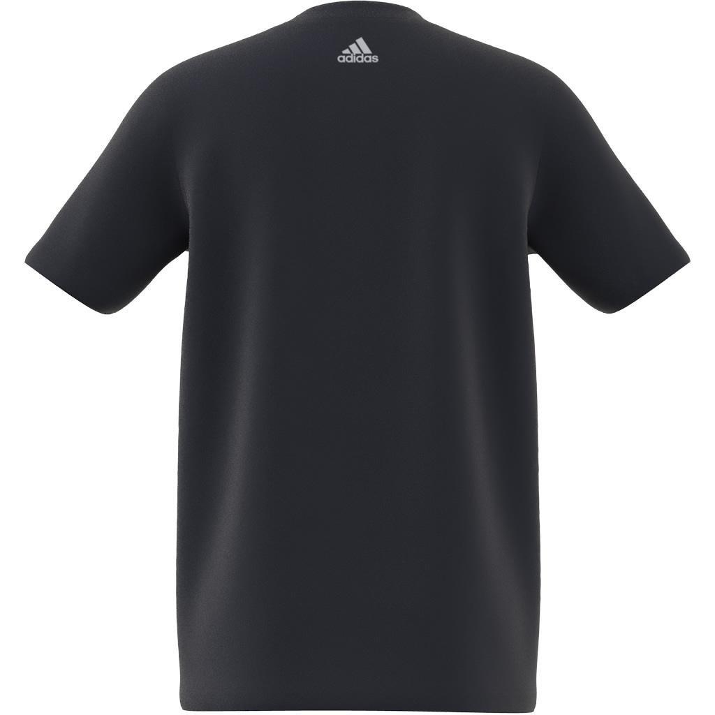 Unisex Kids Essentials Two-Colour Big Logo Cotton T-Shirt, Blue, A901_ONE, large image number 6