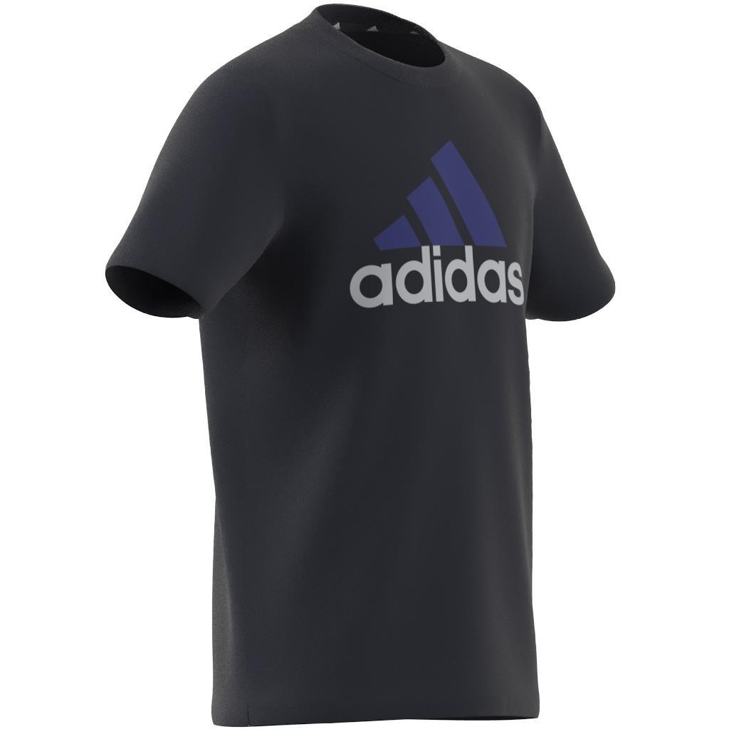 Unisex Kids Essentials Two-Colour Big Logo Cotton T-Shirt, Blue, A901_ONE, large image number 8