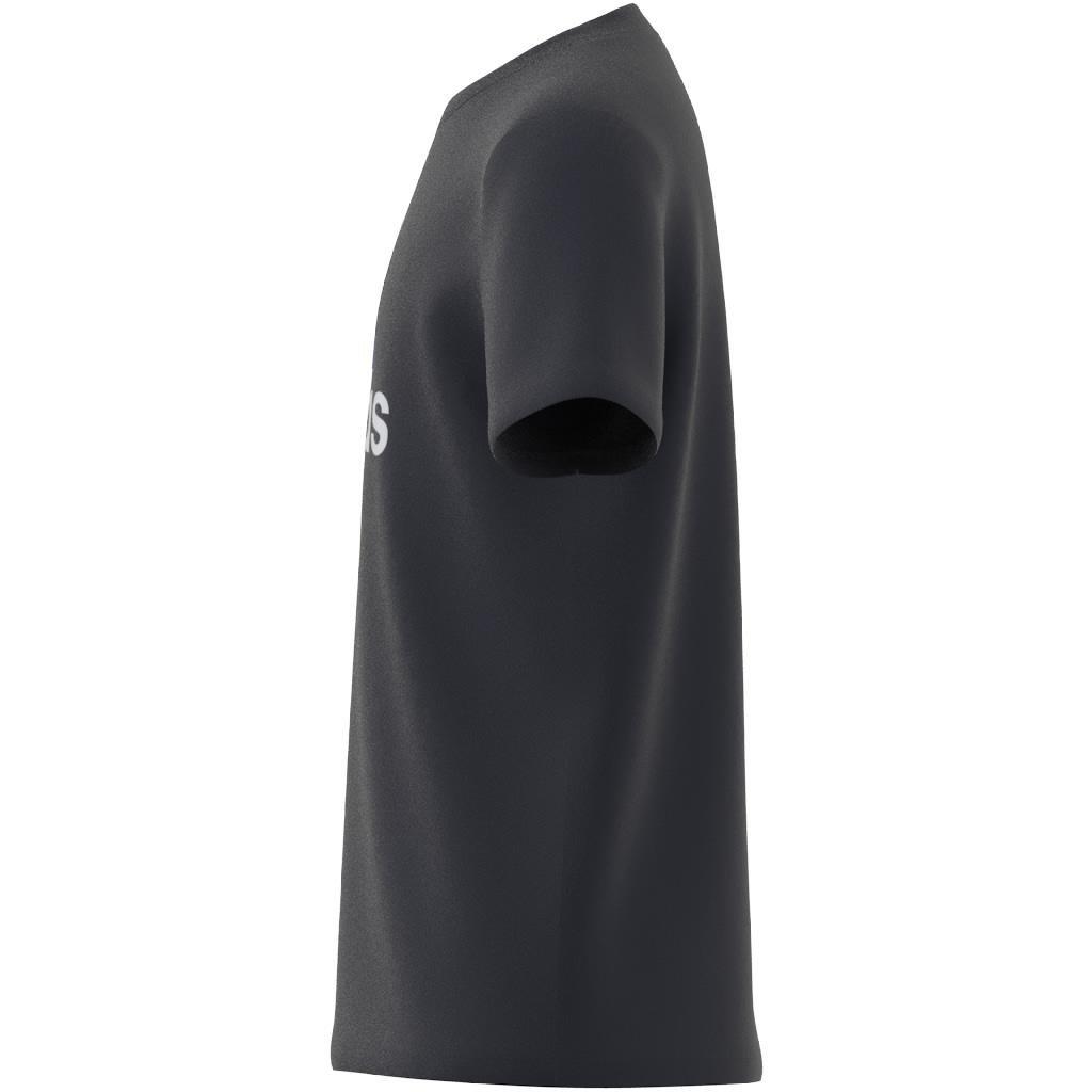 Unisex Kids Essentials Two-Colour Big Logo Cotton T-Shirt, Blue, A901_ONE, large image number 10