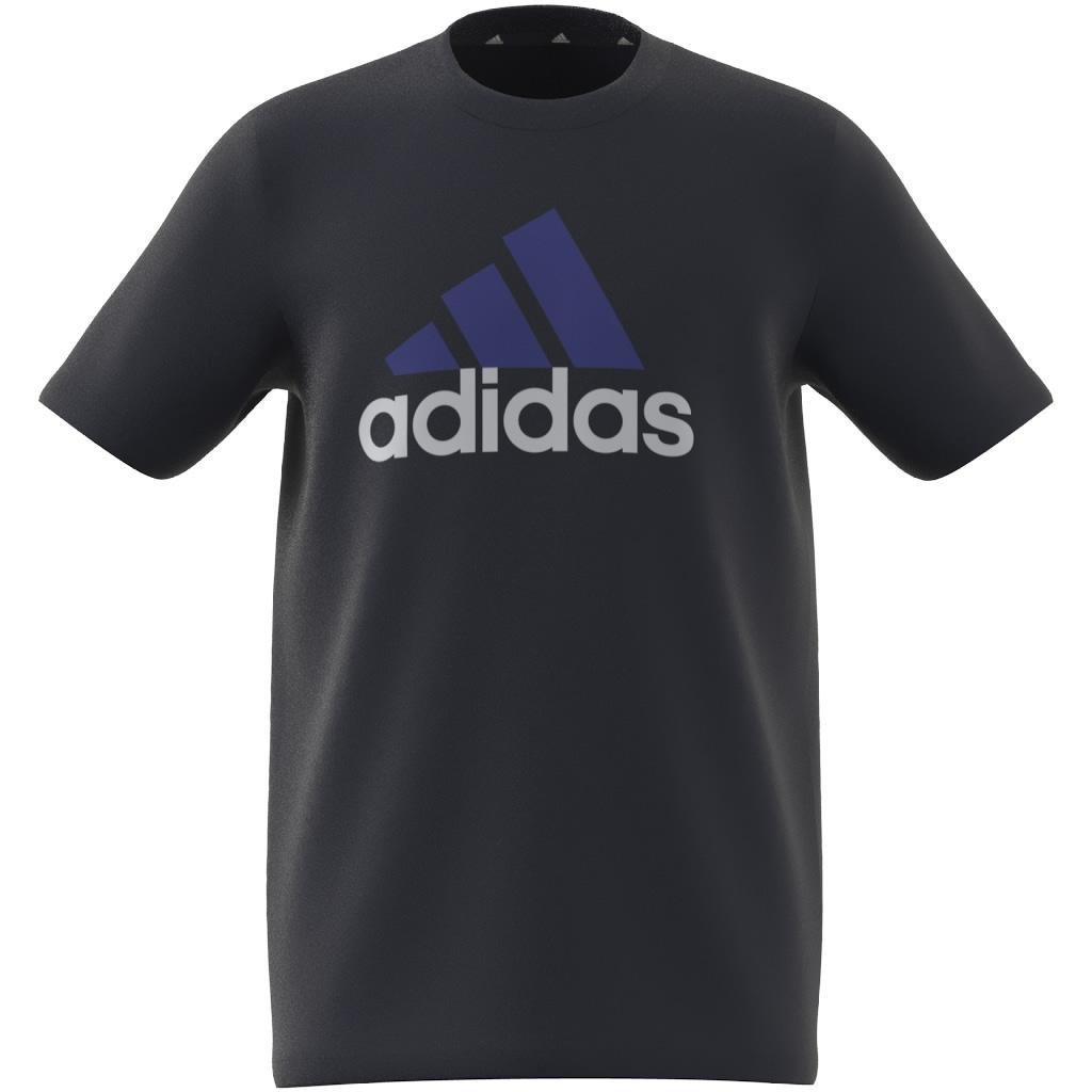 Unisex Kids Essentials Two-Colour Big Logo Cotton T-Shirt, Blue, A901_ONE, large image number 11