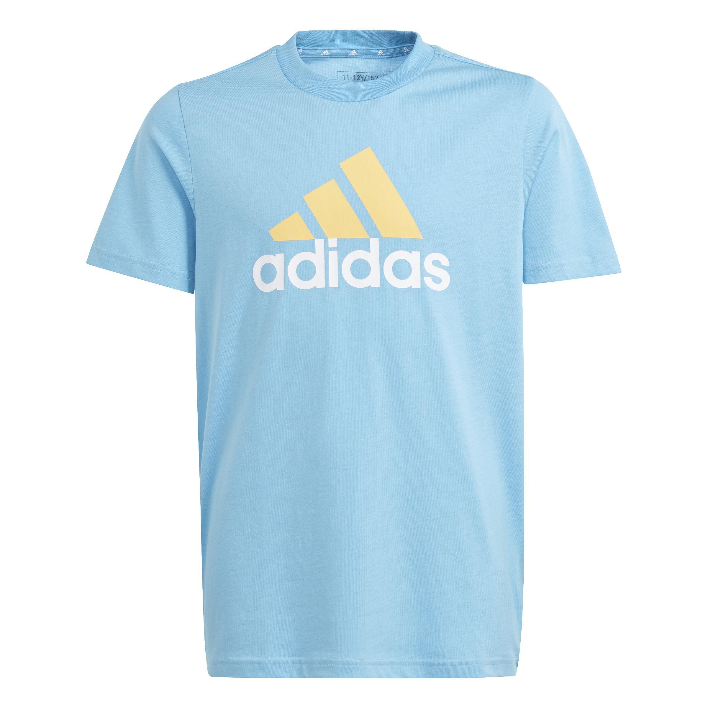Unisex Kids Essentials Two-Color Big Logo Cotton T-Shirt, Blue, A901_ONE, large image number 1