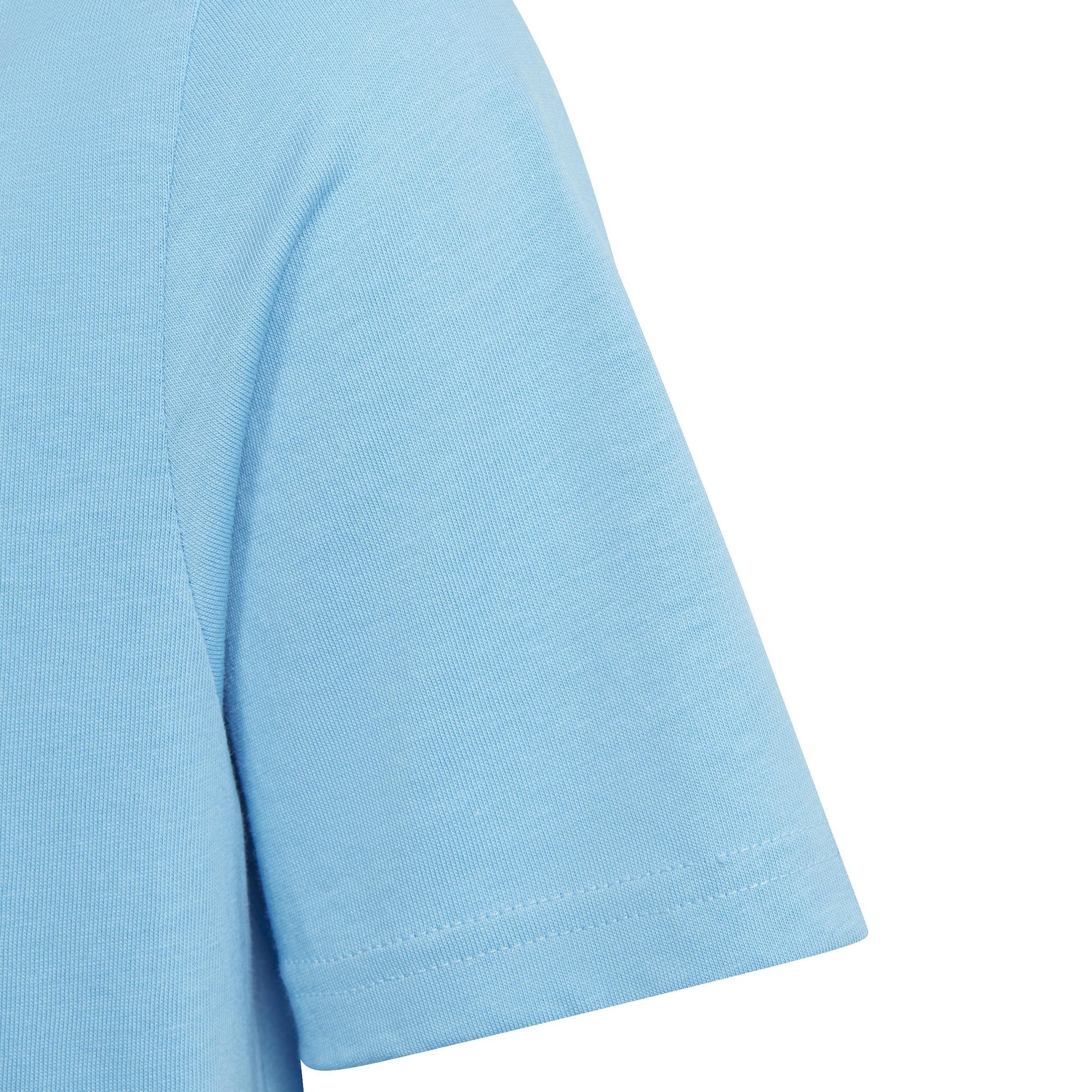 Unisex Kids Essentials Two-Color Big Logo Cotton T-Shirt, Blue, A901_ONE, large image number 4