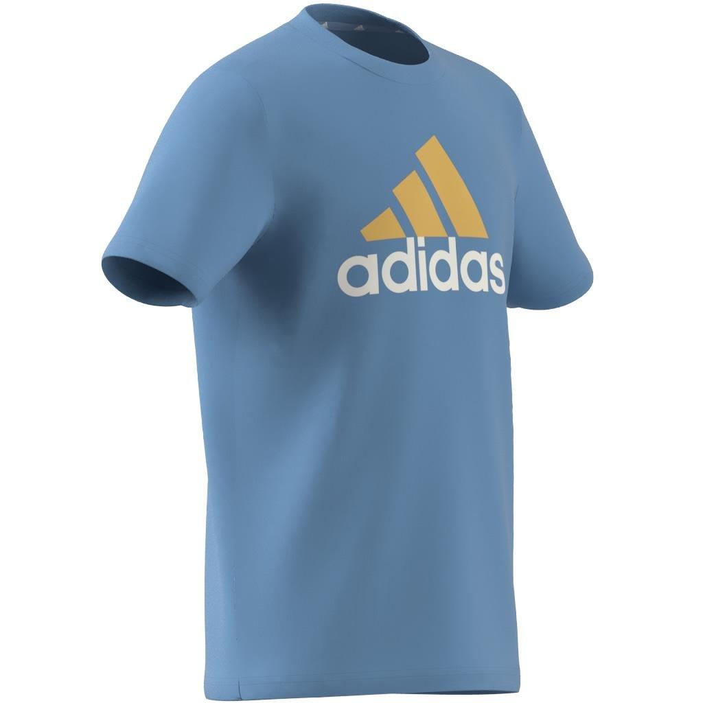 Unisex Kids Essentials Two-Color Big Logo Cotton T-Shirt, Blue, A901_ONE, large image number 9