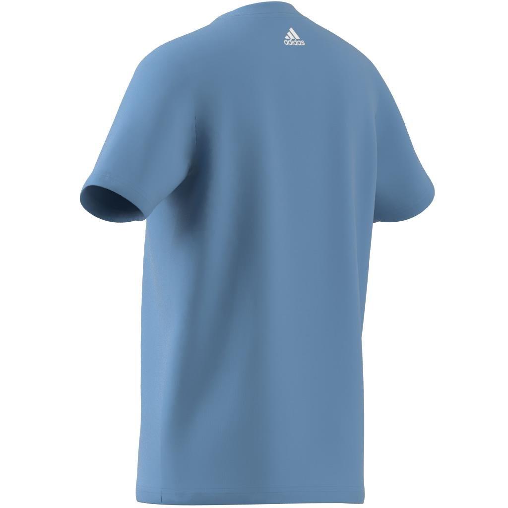 Unisex Kids Essentials Two-Color Big Logo Cotton T-Shirt, Blue, A901_ONE, large image number 13