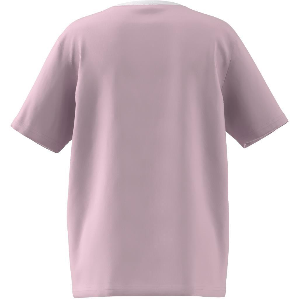 Kids Essentials 3-Stripes Boyfriend T-Shirt, Pink, A901_ONE, large image number 12