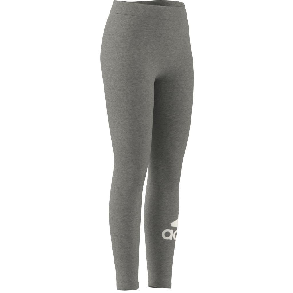 Kids Essentials Big Logo Cotton Leggings, Grey, A901_ONE, large image number 8
