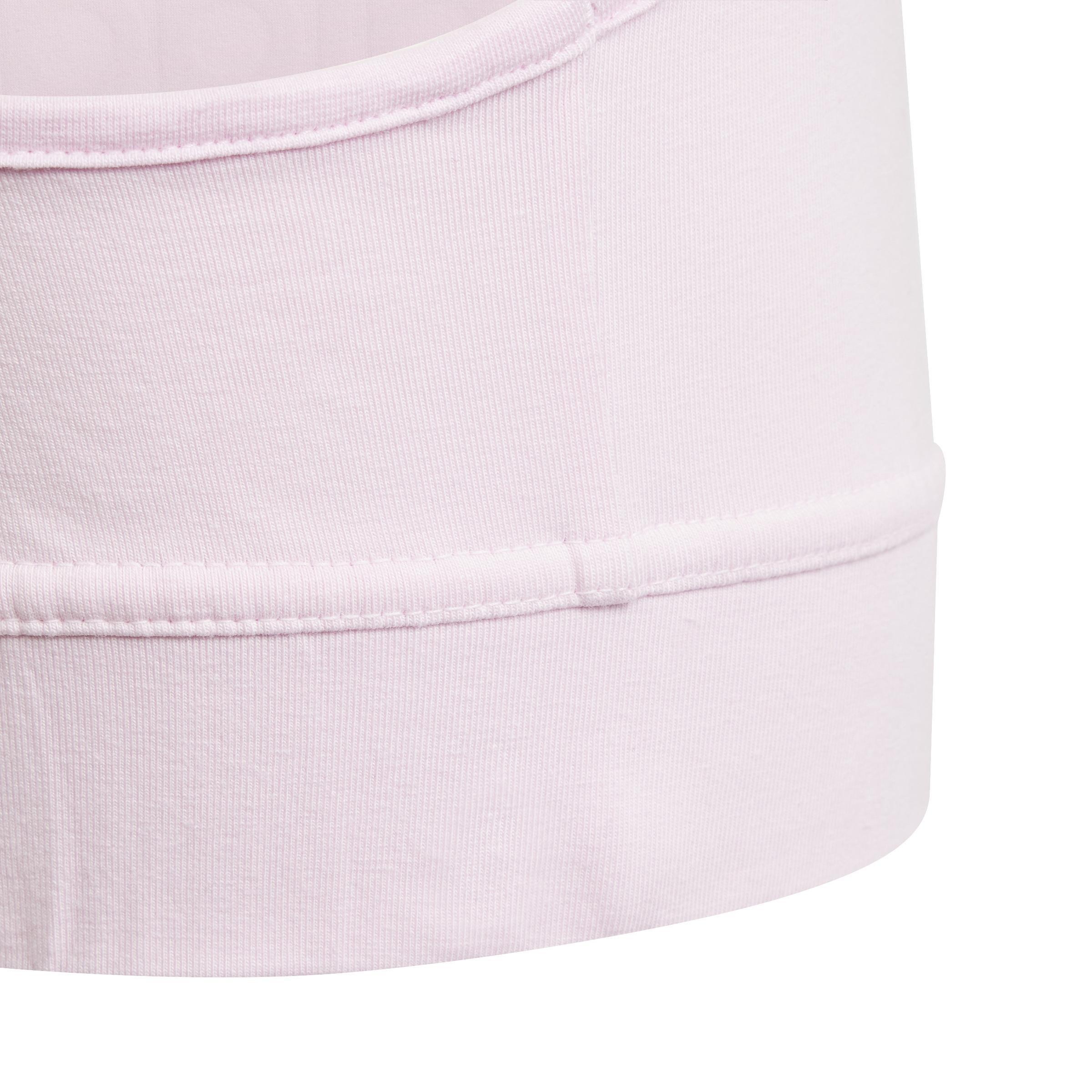 Kids Essentials Linear Logo Cotton Bra Top, Pink, A901_ONE, large image number 3