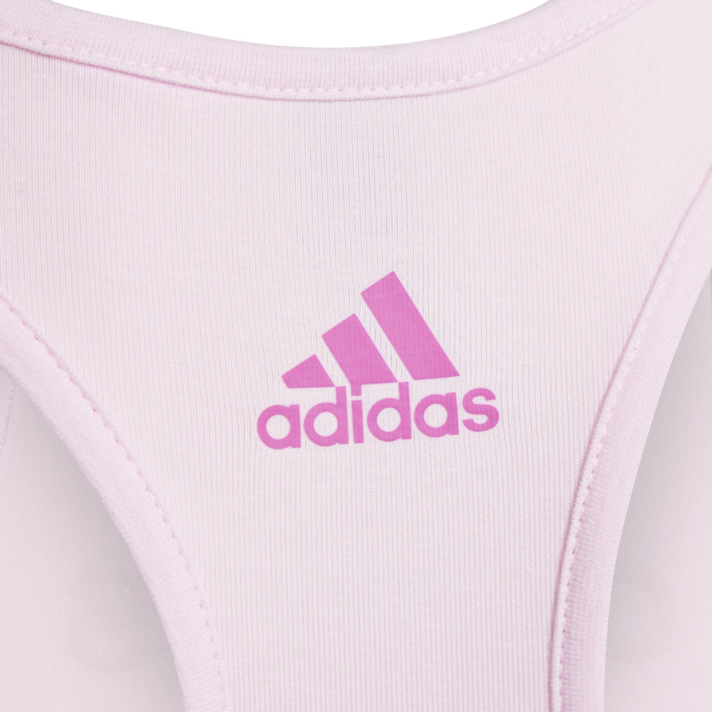 Kids Essentials Linear Logo Cotton Bra Top, Pink, A901_ONE, large image number 5