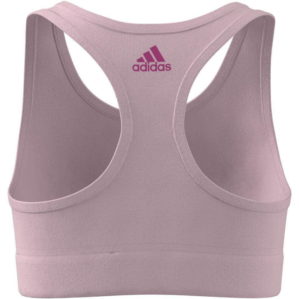 Kids Essentials Linear Logo Cotton Bra Top, Pink, A901_ONE, large image number 6