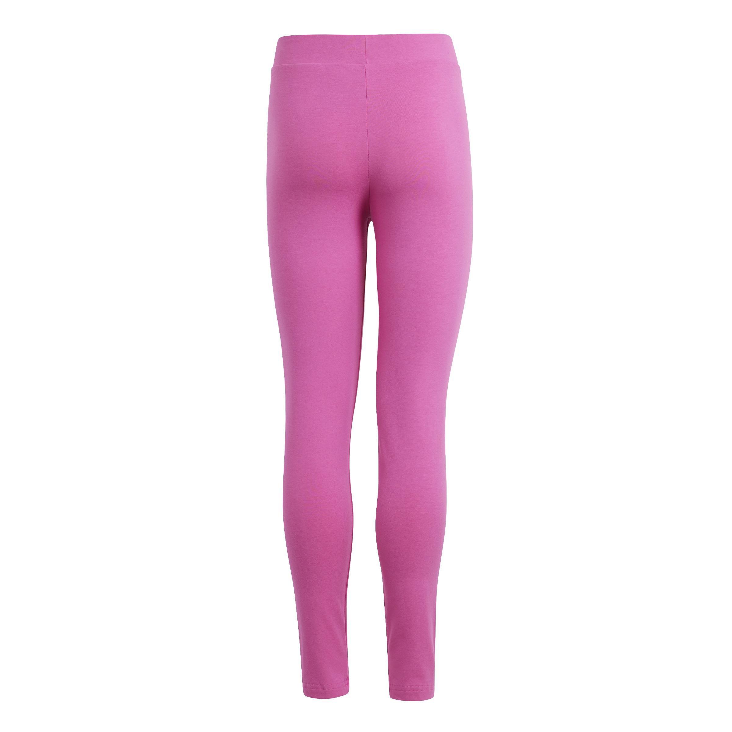 Kids Essentials Linear Logo Cotton Leggings, Pink, , large image number 2