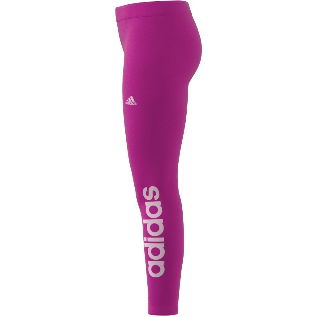 Kids Essentials Linear Logo Cotton Leggings, Pink, , large image number 9