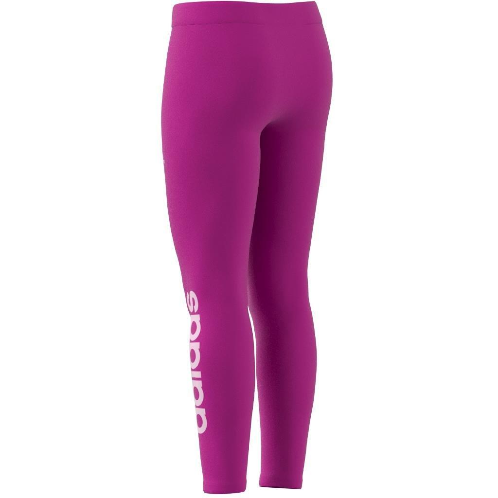 Kids Essentials Linear Logo Cotton Leggings, Pink, , large image number 10