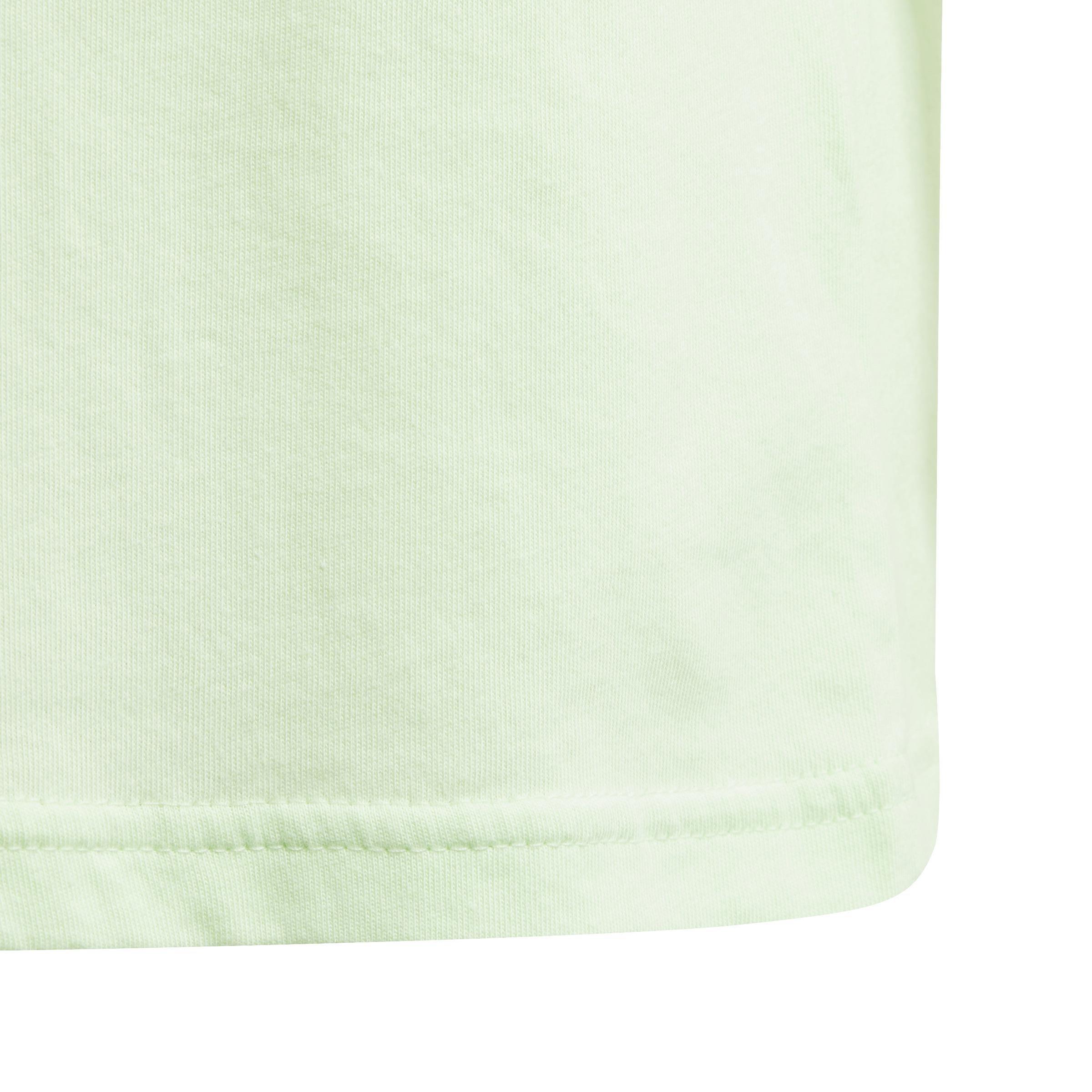 Unisex Kids Essentials 3-Stripes Cotton T-Shirt, Green, , large image number 5