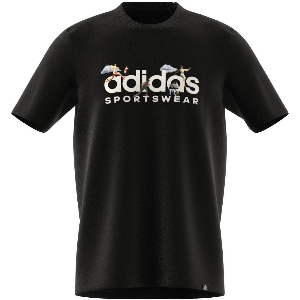 Landscape Sportswear Graphic T-Shirt, Black, A901_ONE, large image number 12