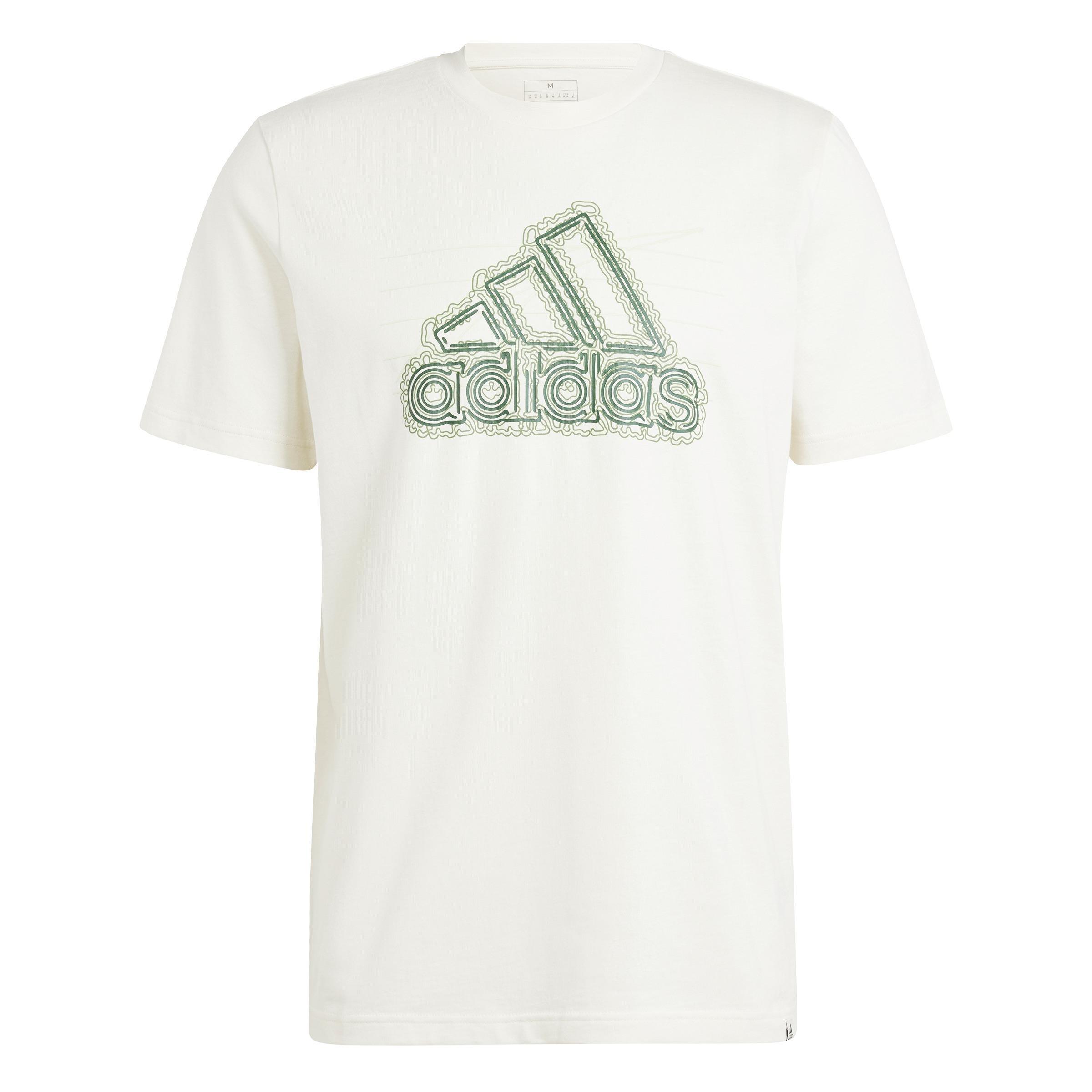 Growth Badge Graphic T-Shirt, White, , large image number 0