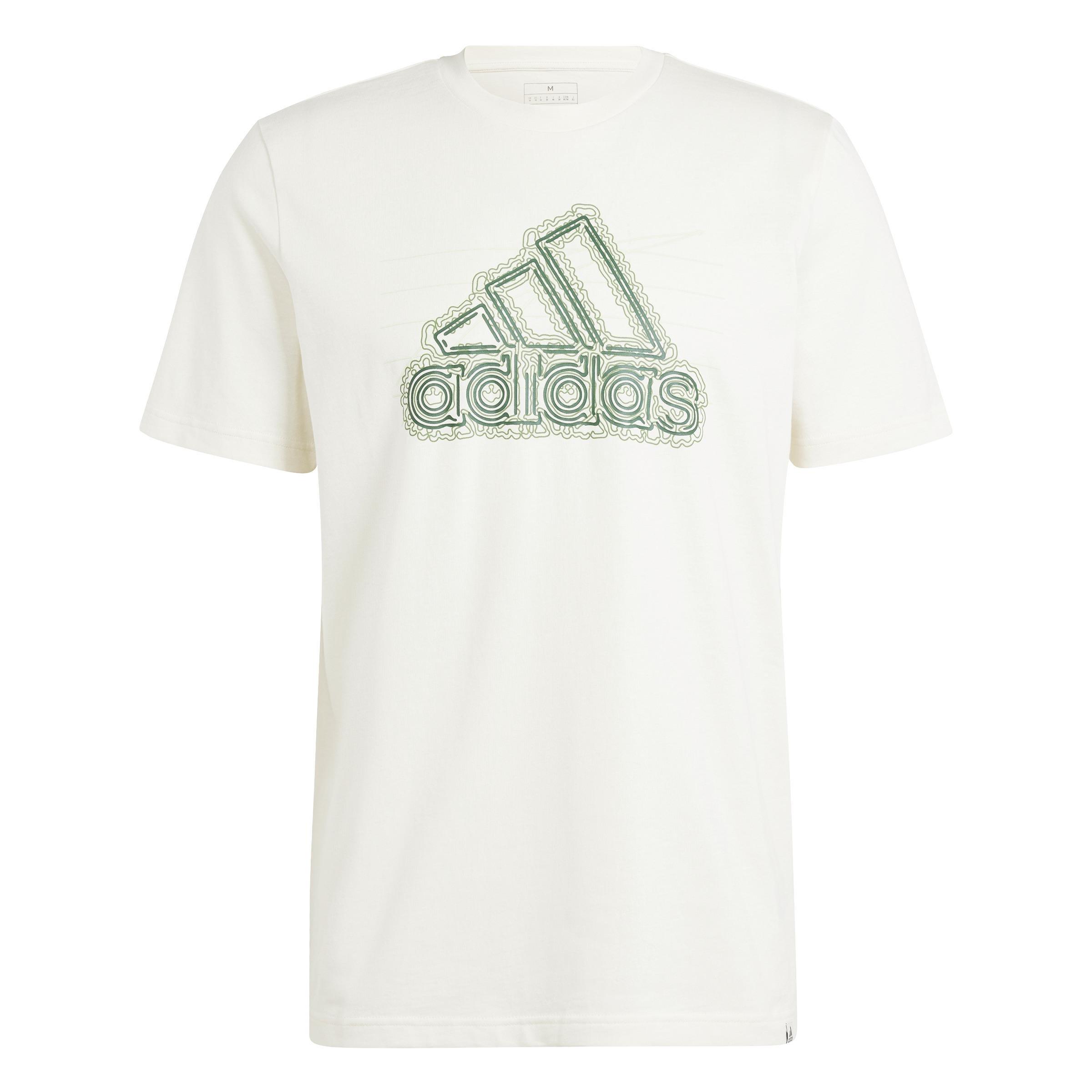 Growth Badge Graphic T-Shirt, White, , large image number 1