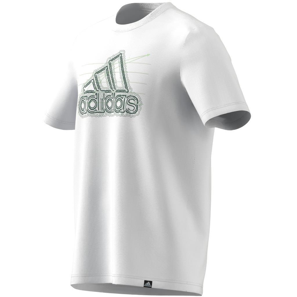 Growth Badge Graphic T-Shirt, White, , large image number 8