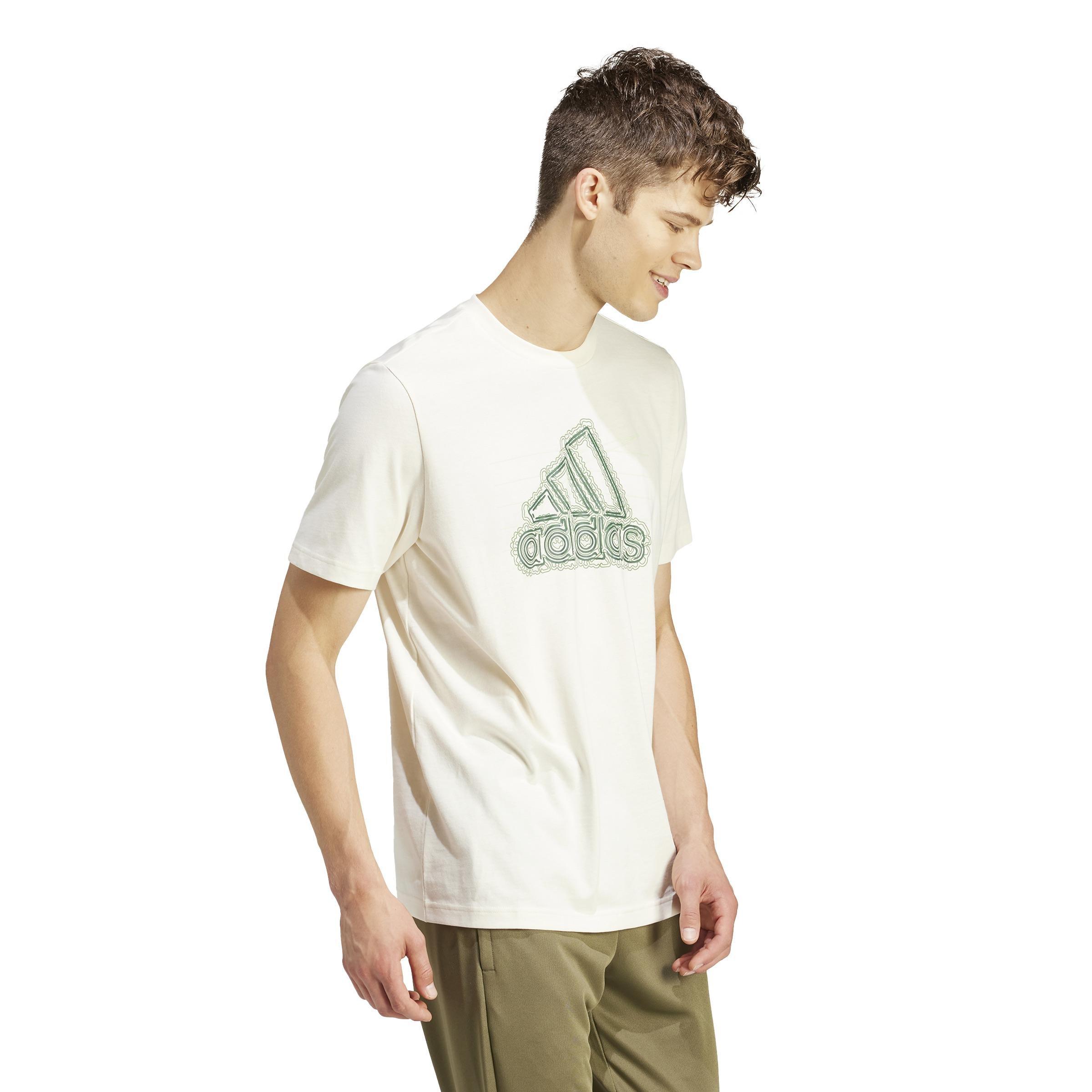 Growth Badge Graphic T-Shirt, White, , large image number 11