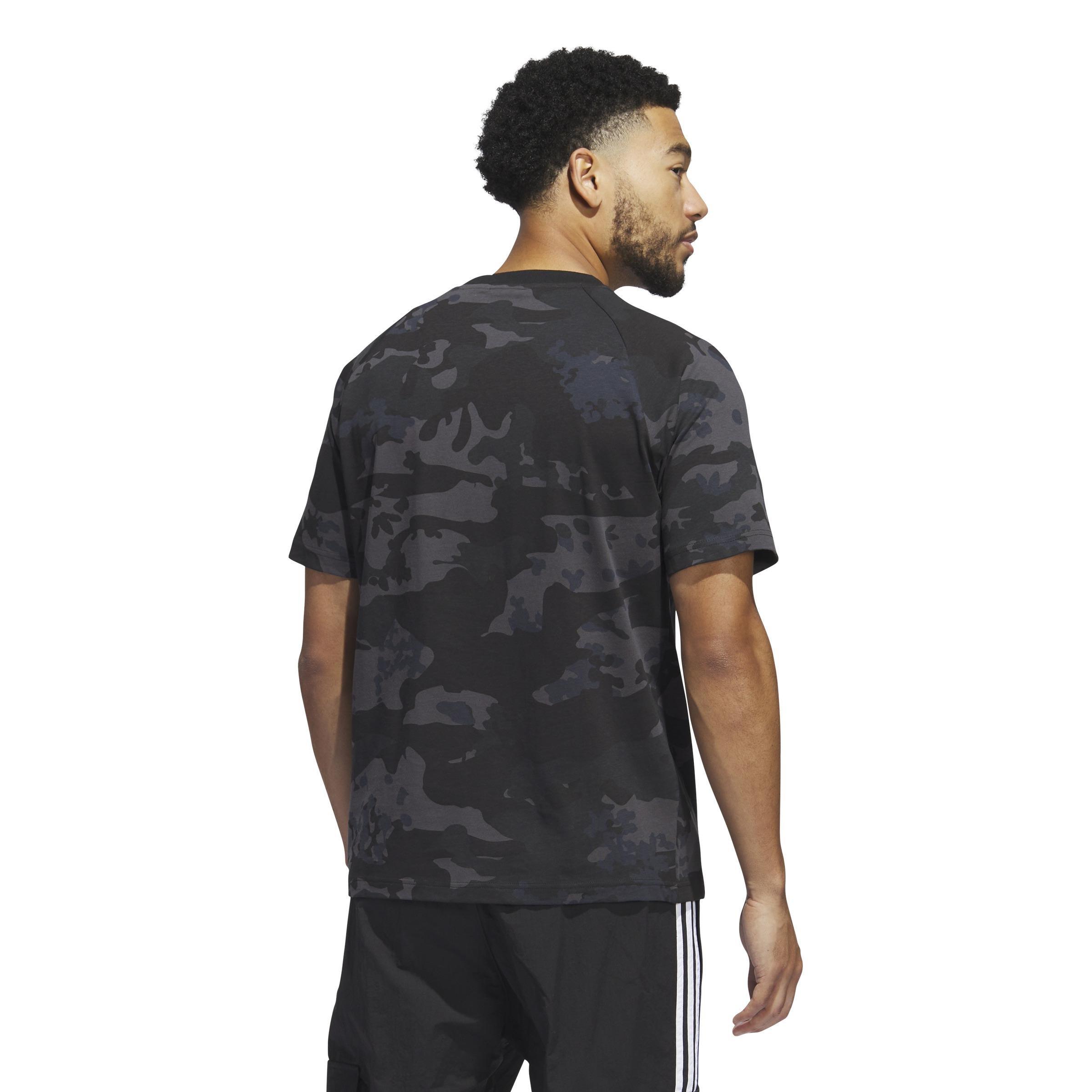 Camo Trefoil T-Shirt, Black, A901_ONE, large image number 3