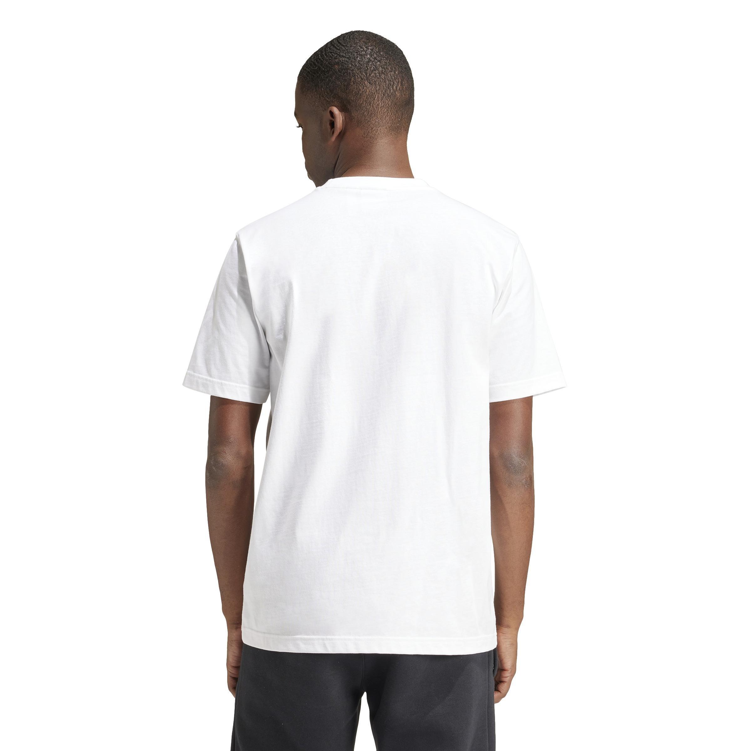 Camo White Trefoil T-Shirt, White, , large image number 3