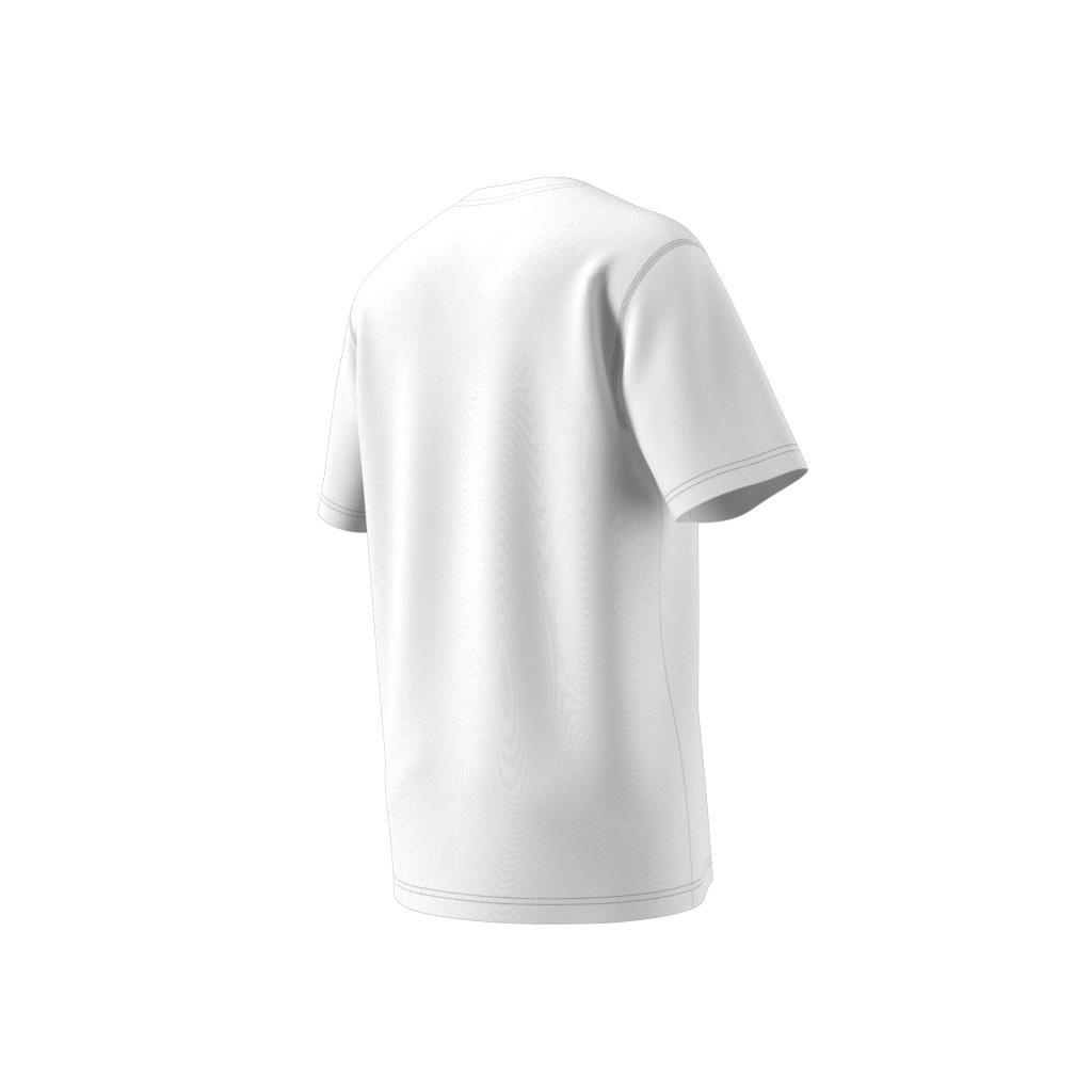 Camo White Trefoil T-Shirt, White, A901_ONE, large image number 6