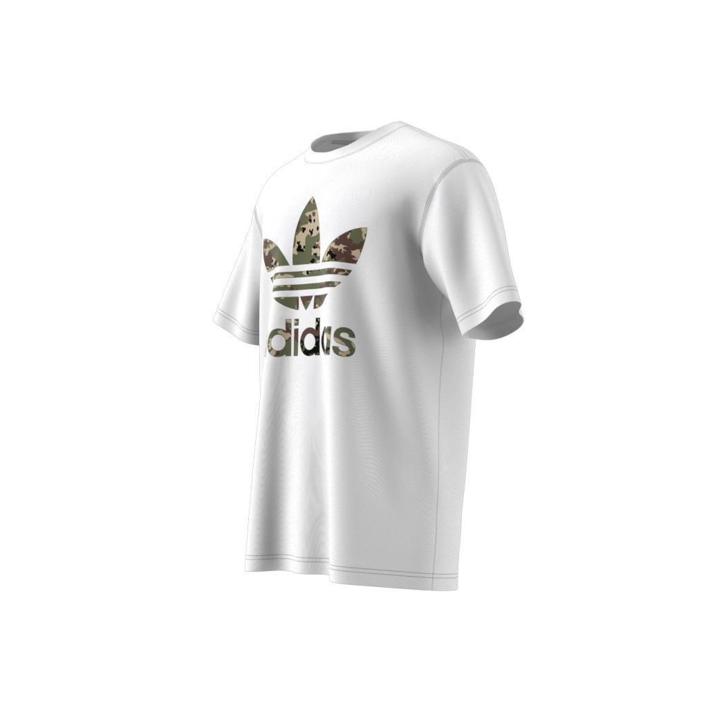 Camo White Trefoil T-Shirt, White, , large image number 12