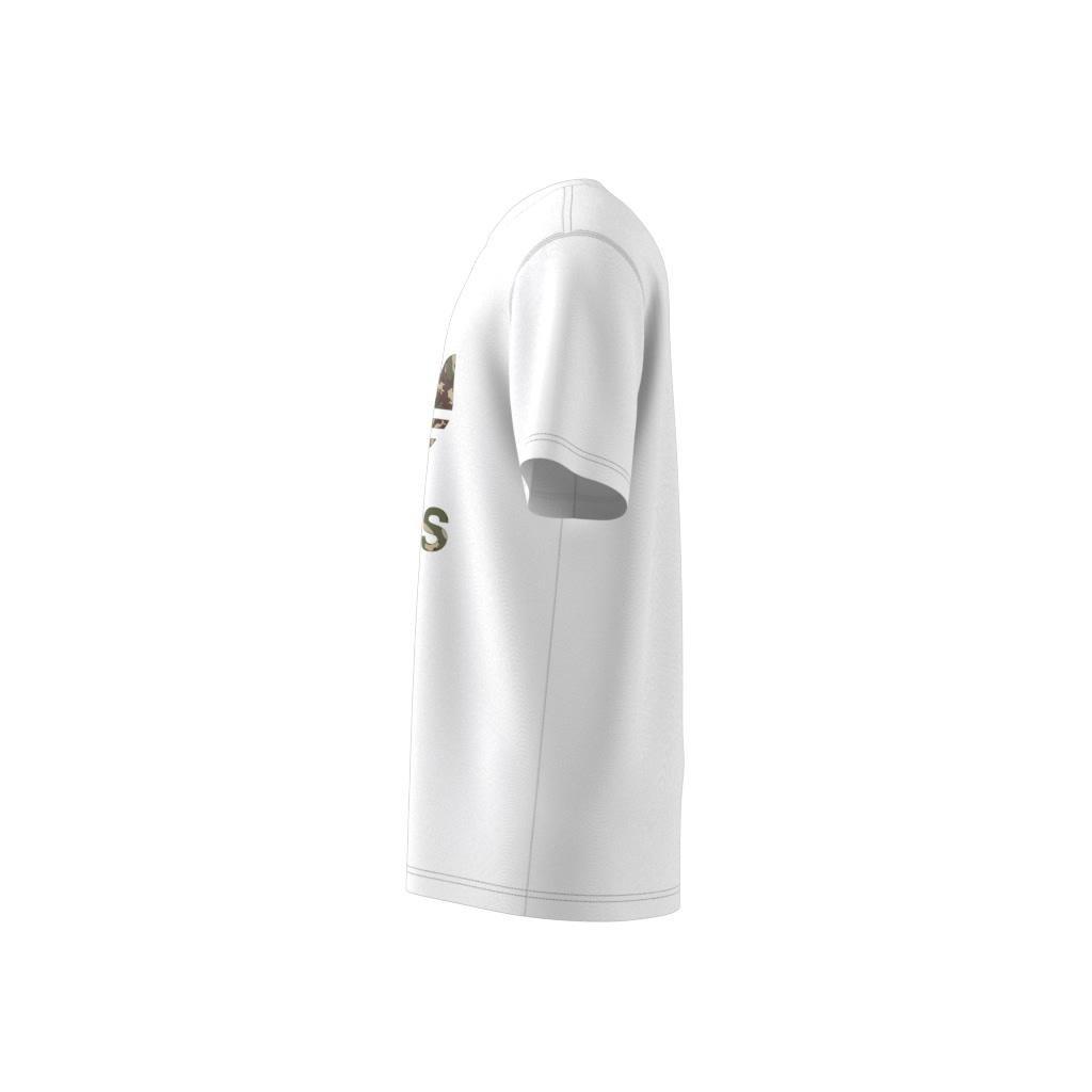 Camo White Trefoil T-Shirt, White, , large image number 14