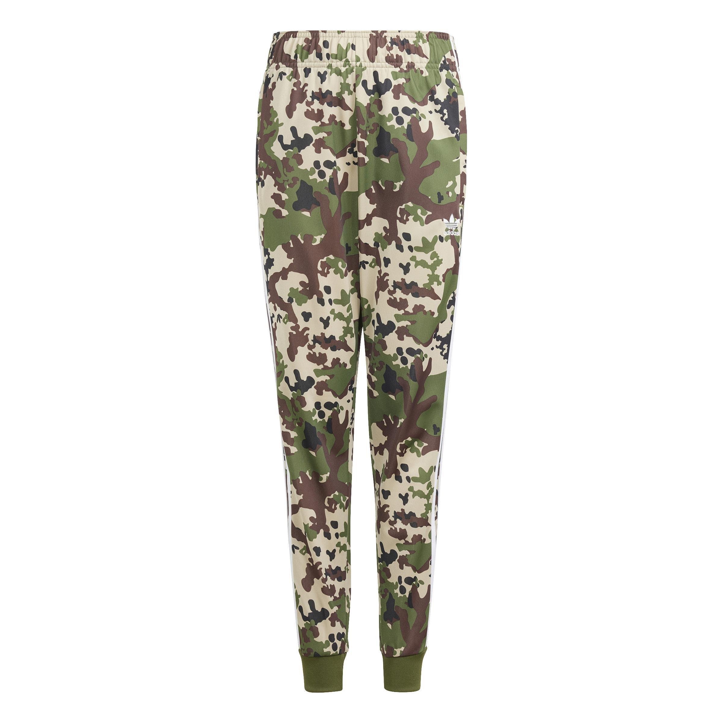 Camo SST Tracksuit Bottoms, Green, A901_ONE, large image number 1