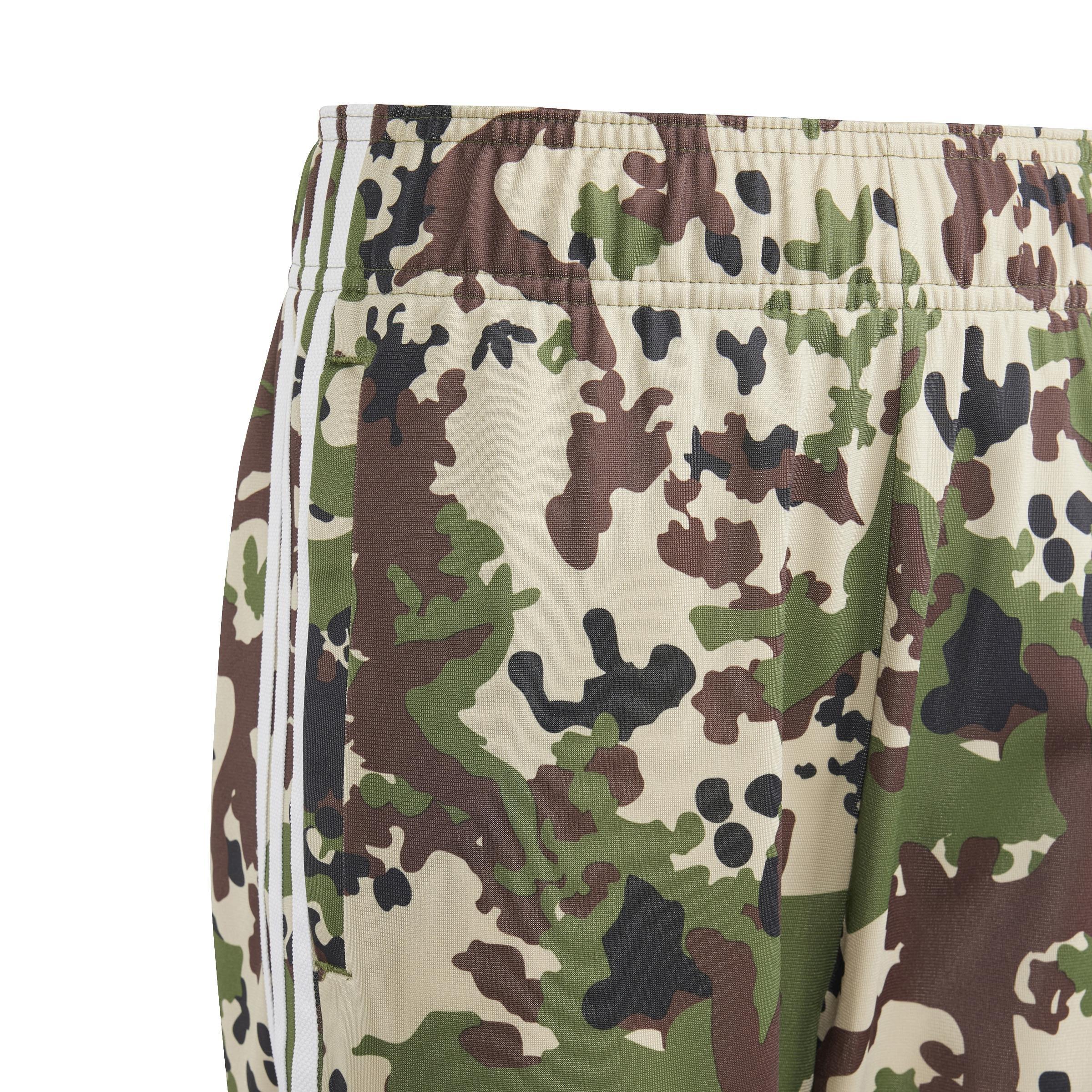 Unisex Kids Camo SST Tracksuit Bottoms, Green, , large image number 4