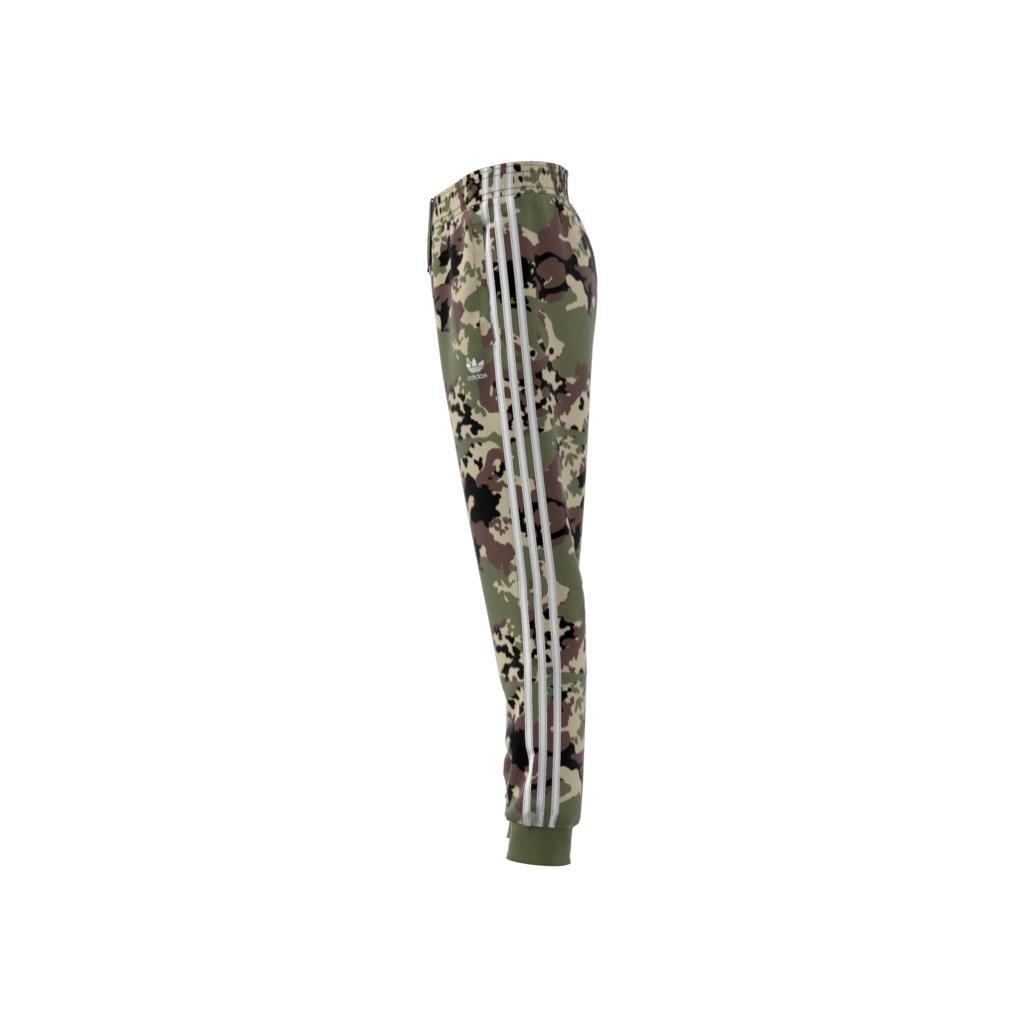 Unisex Kids Camo SST Tracksuit Bottoms, Green, , large image number 6