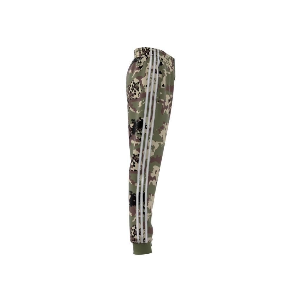 Unisex Kids Camo SST Tracksuit Bottoms, Green, , large image number 7