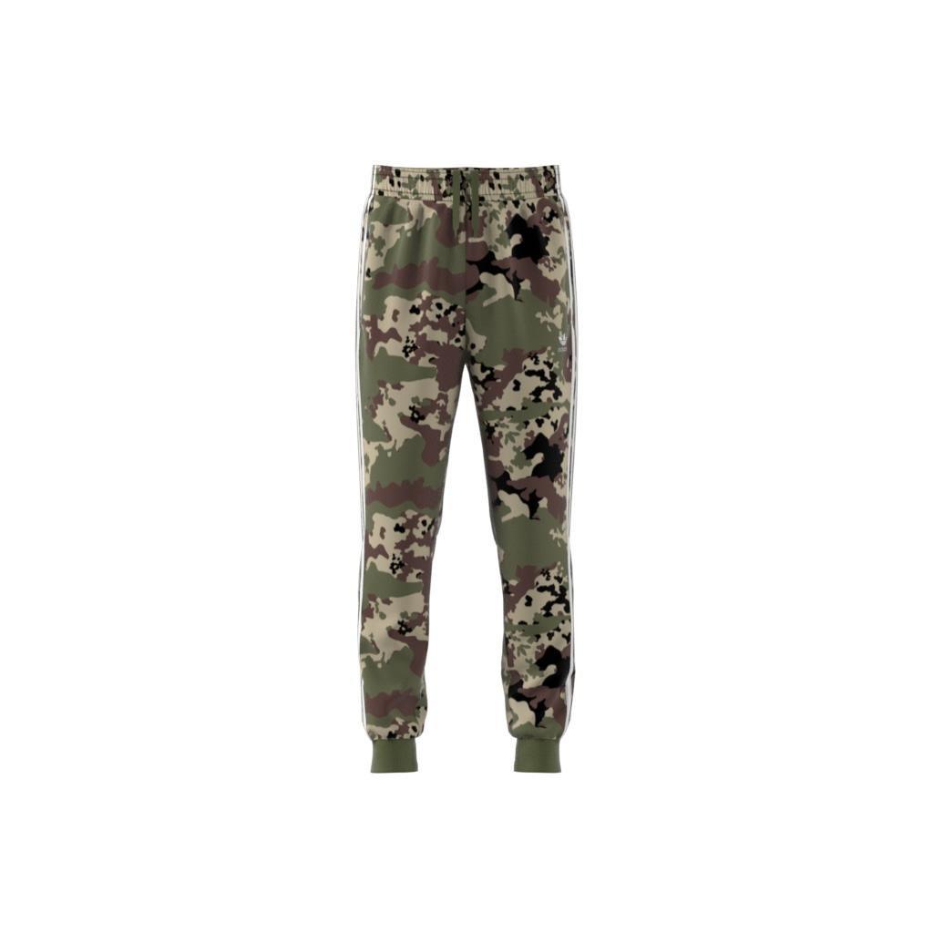 Unisex Kids Camo SST Tracksuit Bottoms, Green, , large image number 13