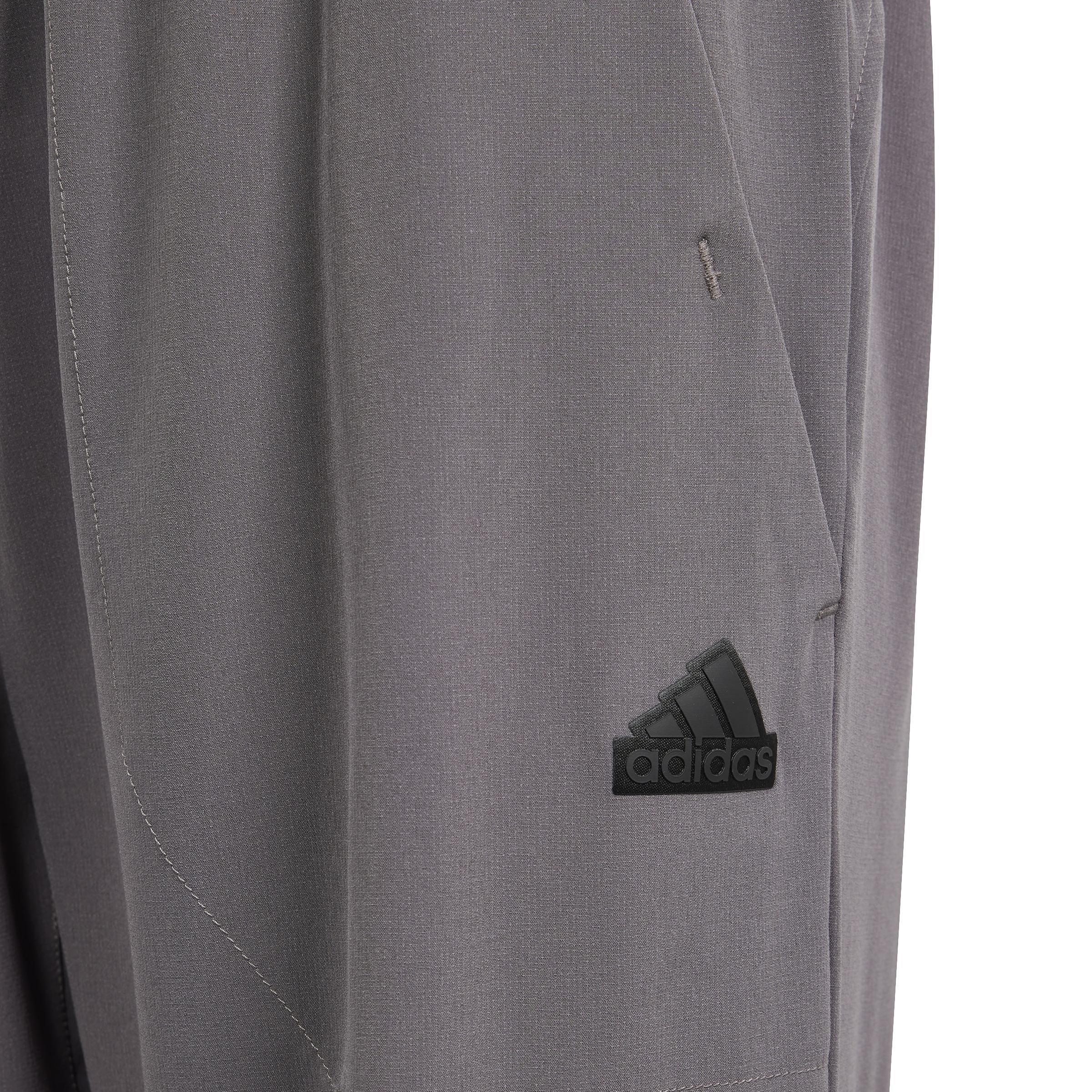 Unisex Kids City Escape Casual Cargo Tracksuit Bottoms, Brown, A901_ONE, large image number 4