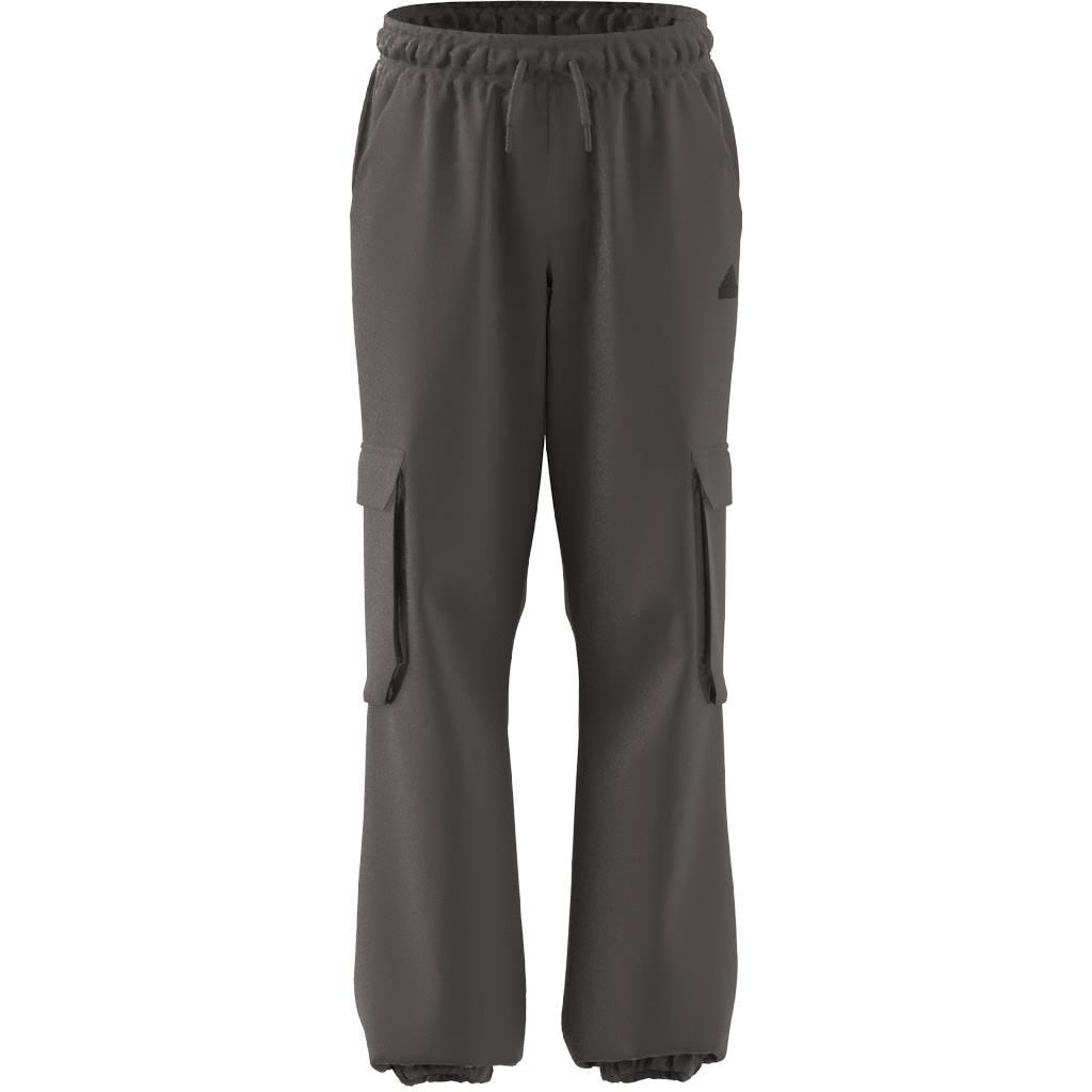 Unisex Kids City Escape Casual Cargo Tracksuit Bottoms, Brown, A901_ONE, large image number 6