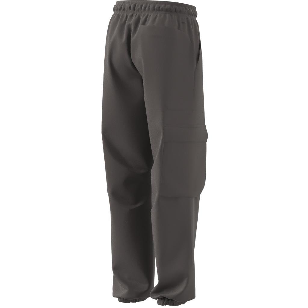 Unisex Kids City Escape Casual Cargo Tracksuit Bottoms, Brown, A901_ONE, large image number 11