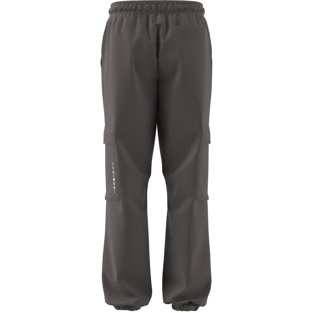 Unisex Kids City Escape Casual Cargo Tracksuit Bottoms, Brown, A901_ONE, large image number 12