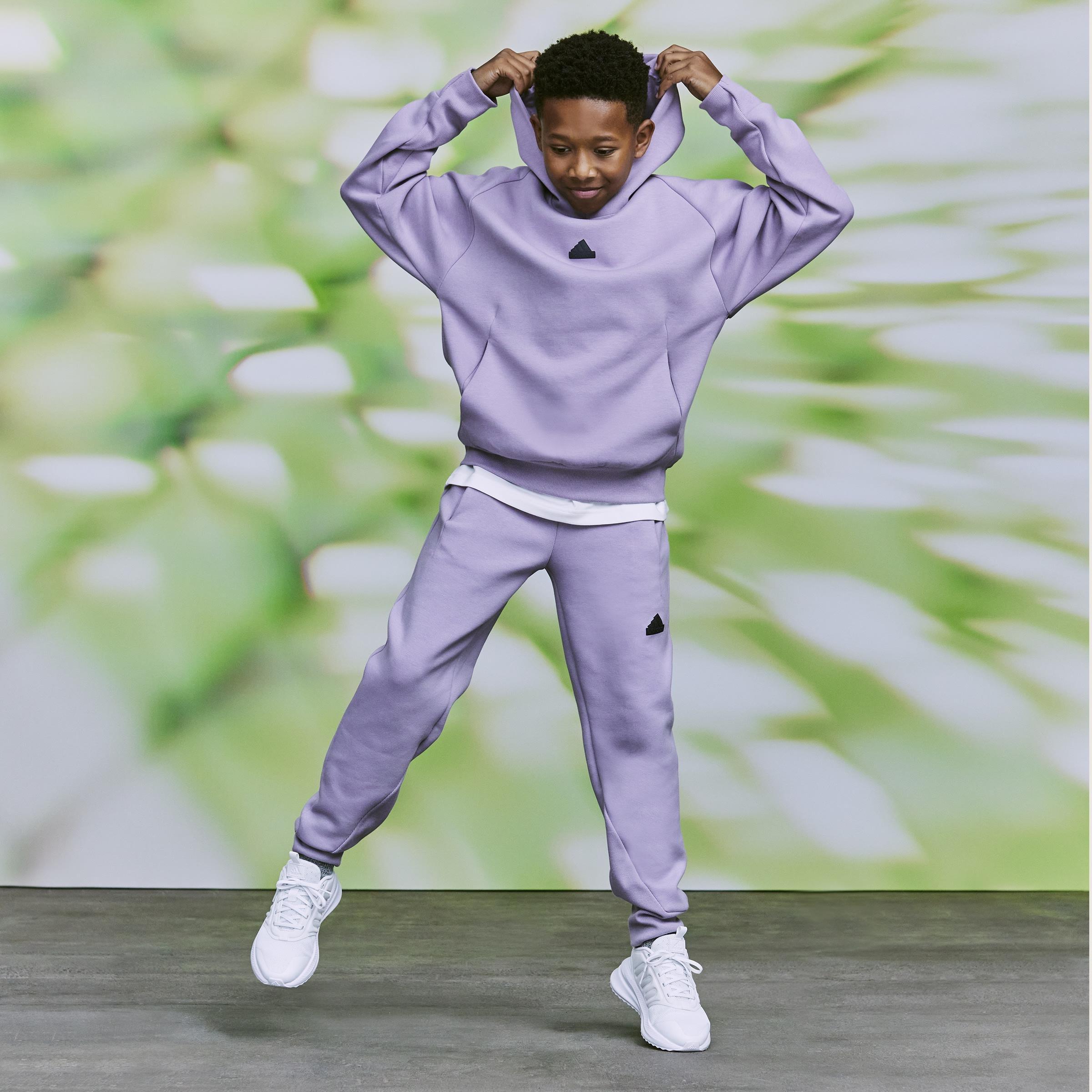 Unisex Kids Z.N.E. Tracksuit Bottoms, Purple, , large image number 13
