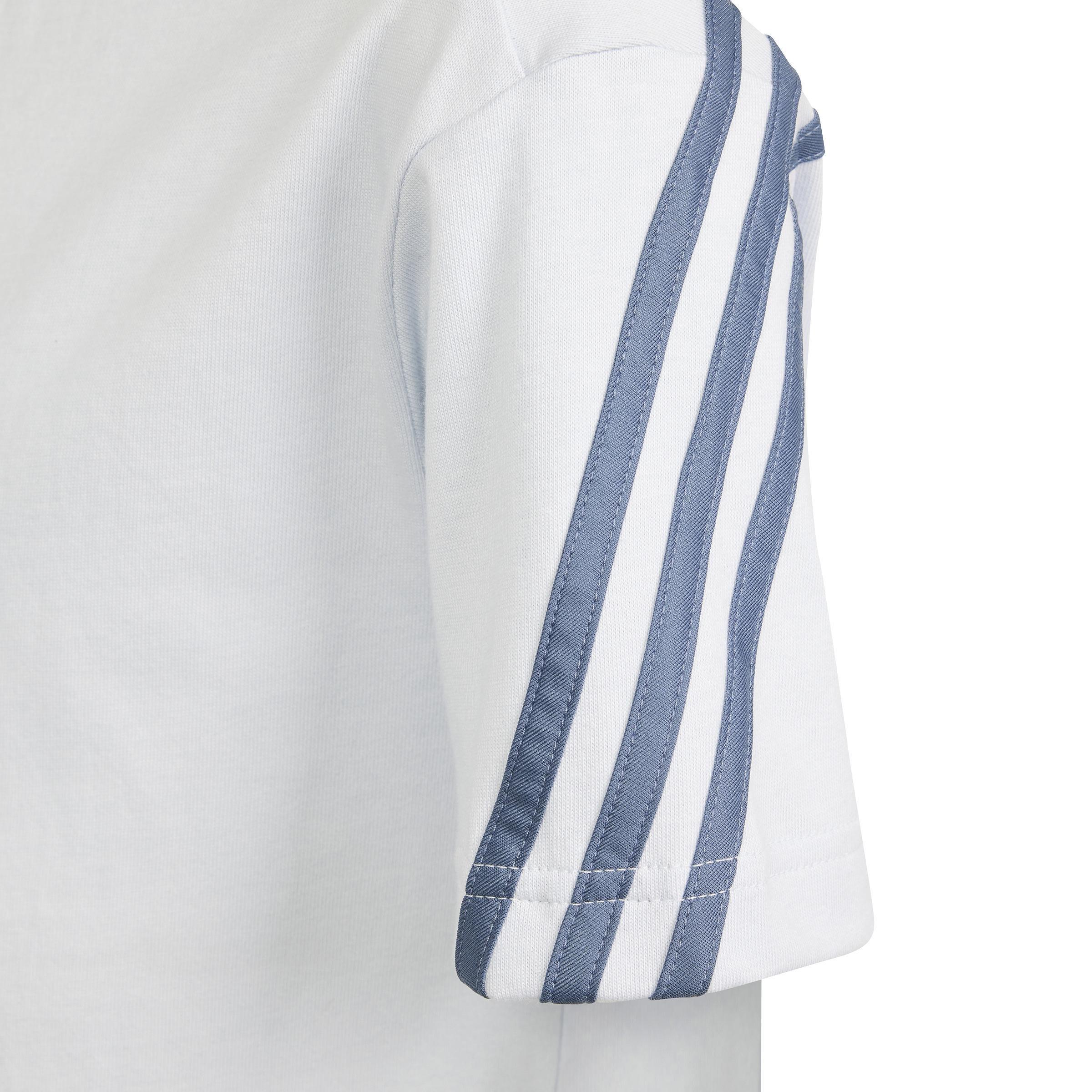 Unisex Kids Future Icons 3-Stripes T-Shirt, Blue, , large image number 5