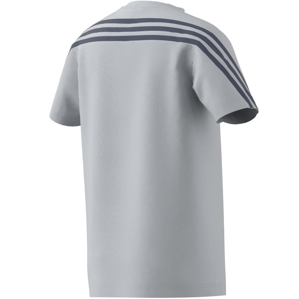 Unisex Kids Future Icons 3-Stripes T-Shirt, Blue, , large image number 8