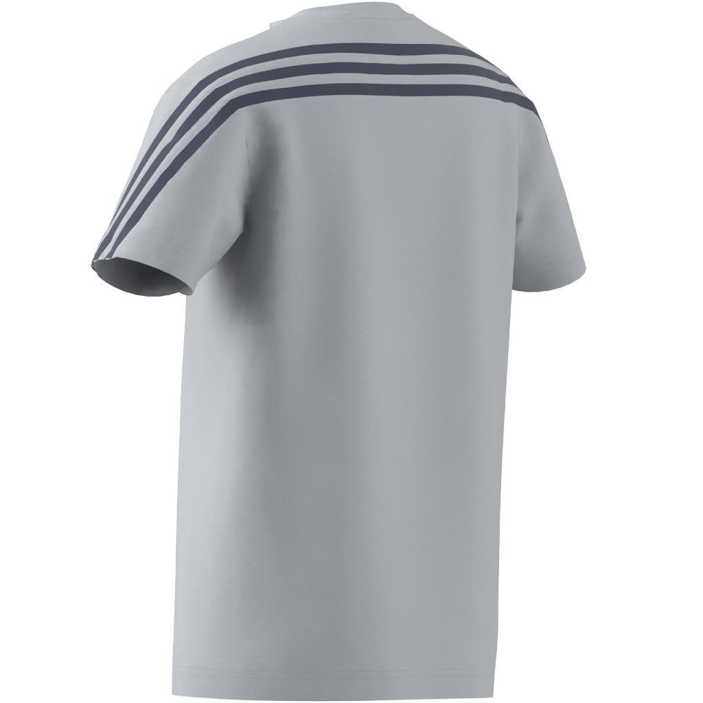 Unisex Kids Future Icons 3-Stripes T-Shirt, Blue, , large image number 9