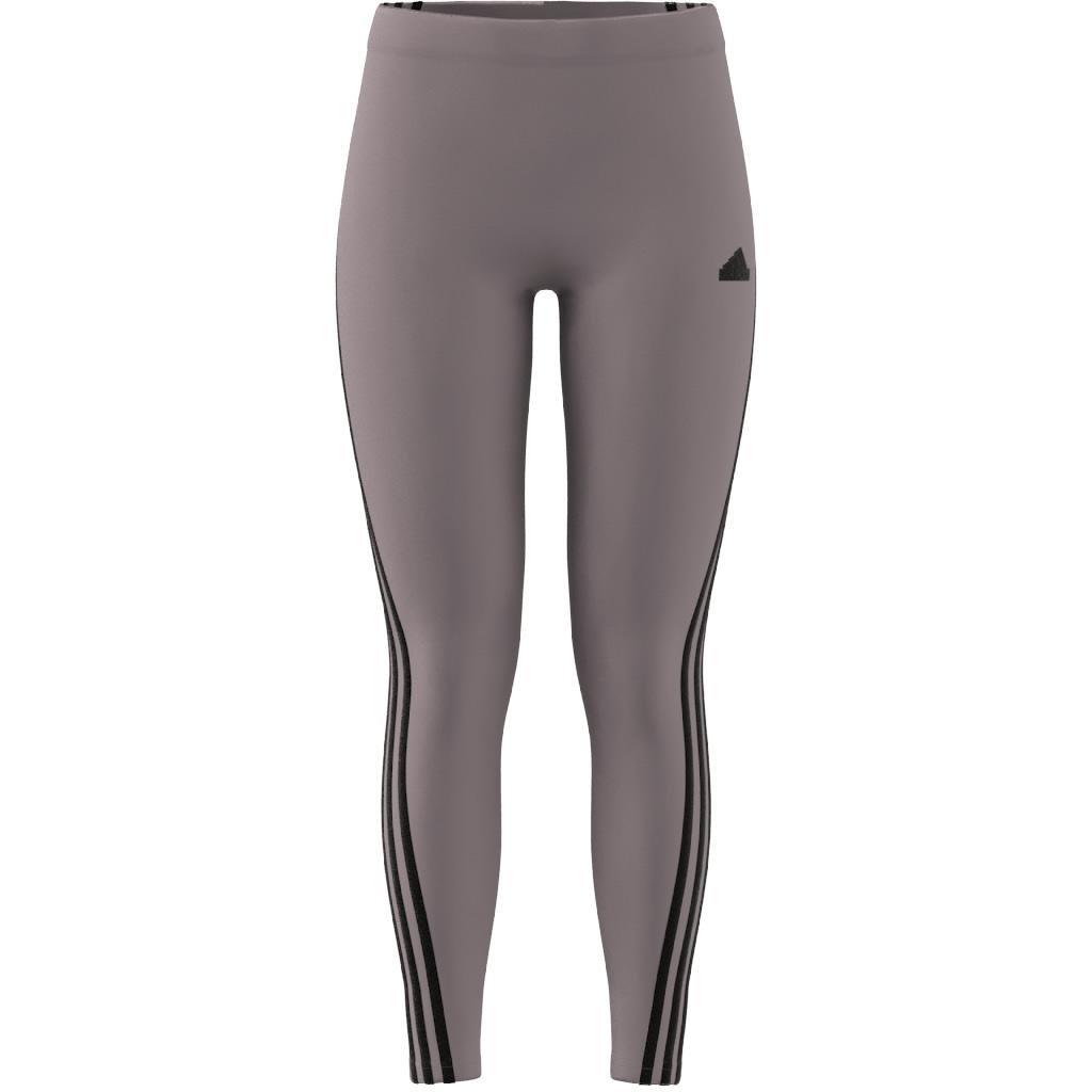Future Icons 3-Stripes Leggings, Purple, A901_ONE, large image number 6